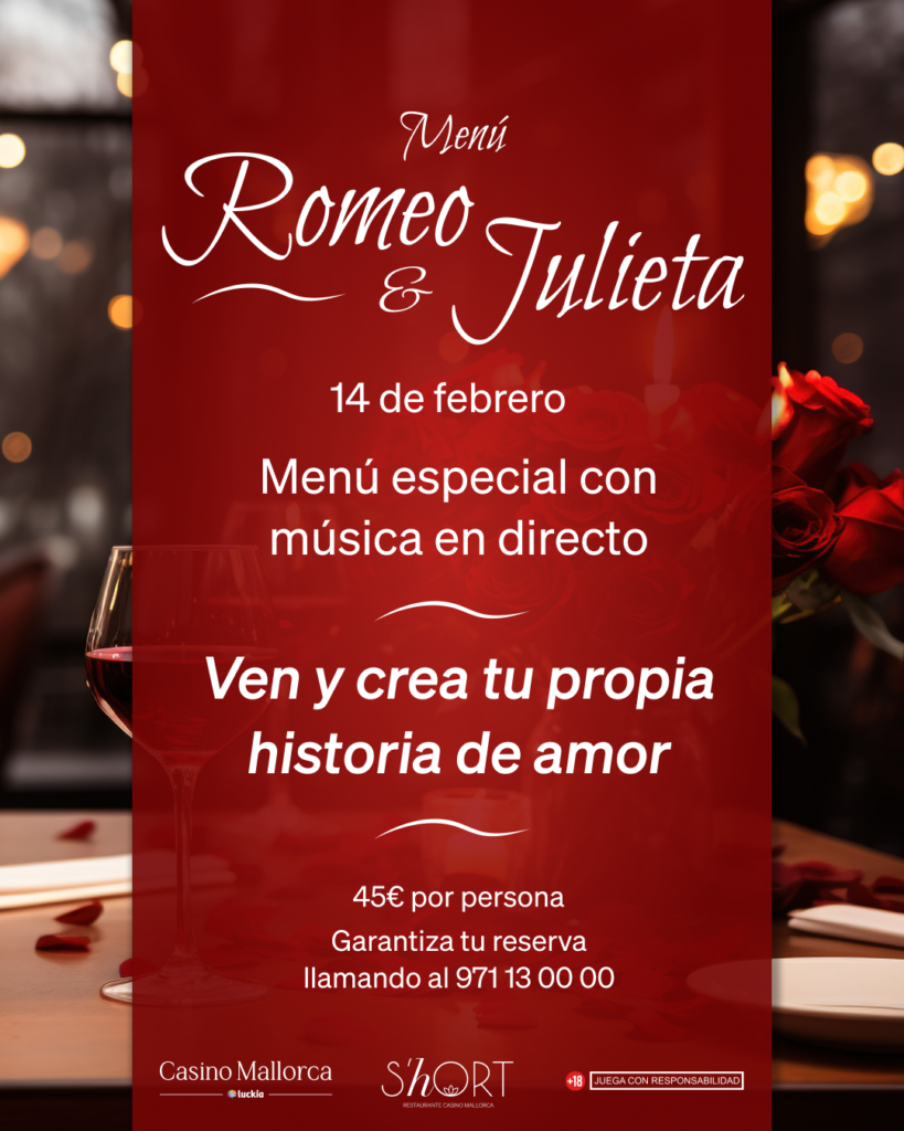 Menú San Valentín