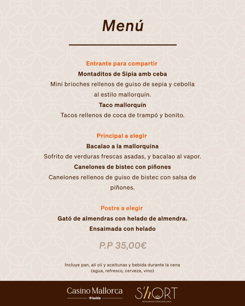 menú día de las Baleares