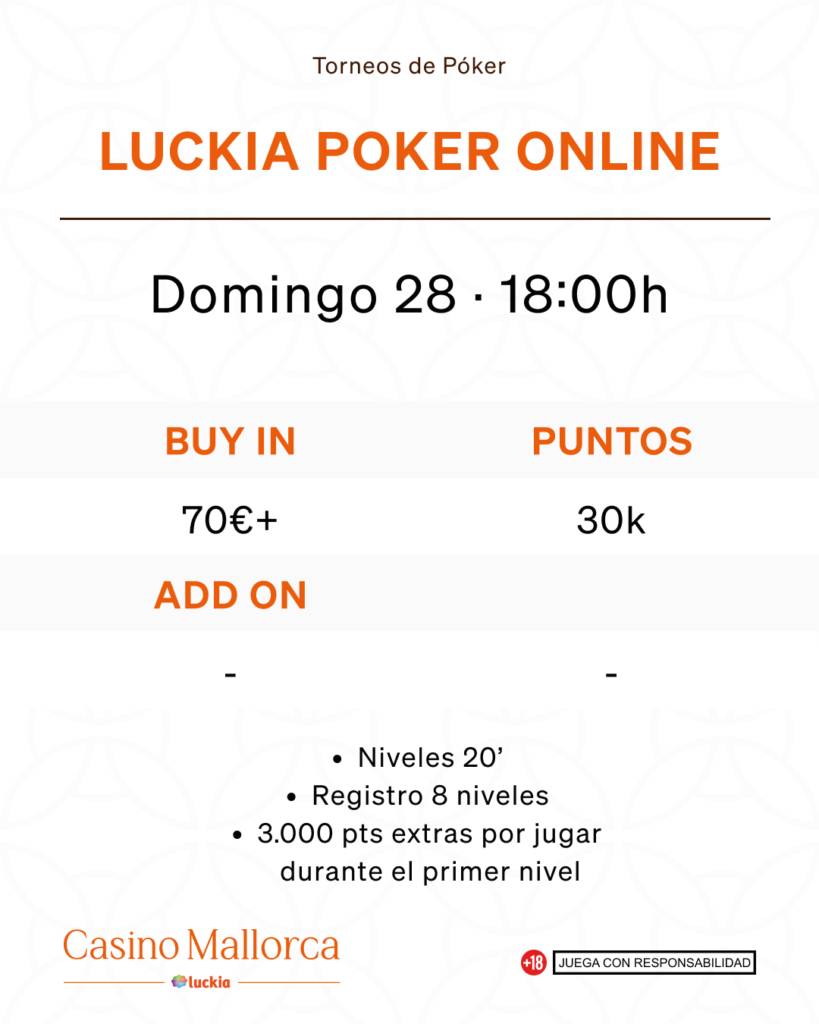 torneos poker junio mallorca